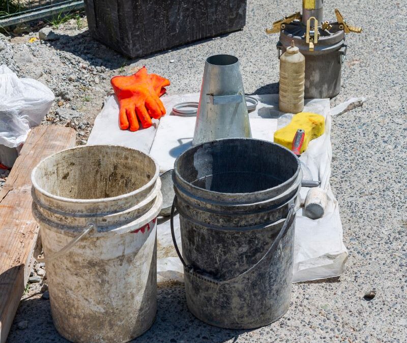 slump test​: materiais para testagem de concreto